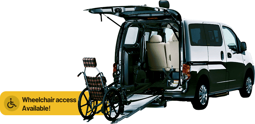 wheelchair accessible minicabs in London - Fly Cars
